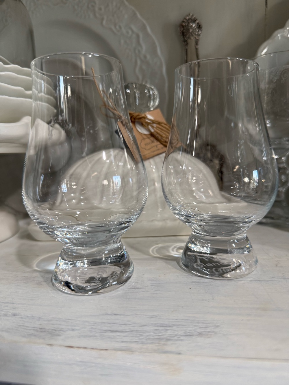 The Glencain glass whisky glasses